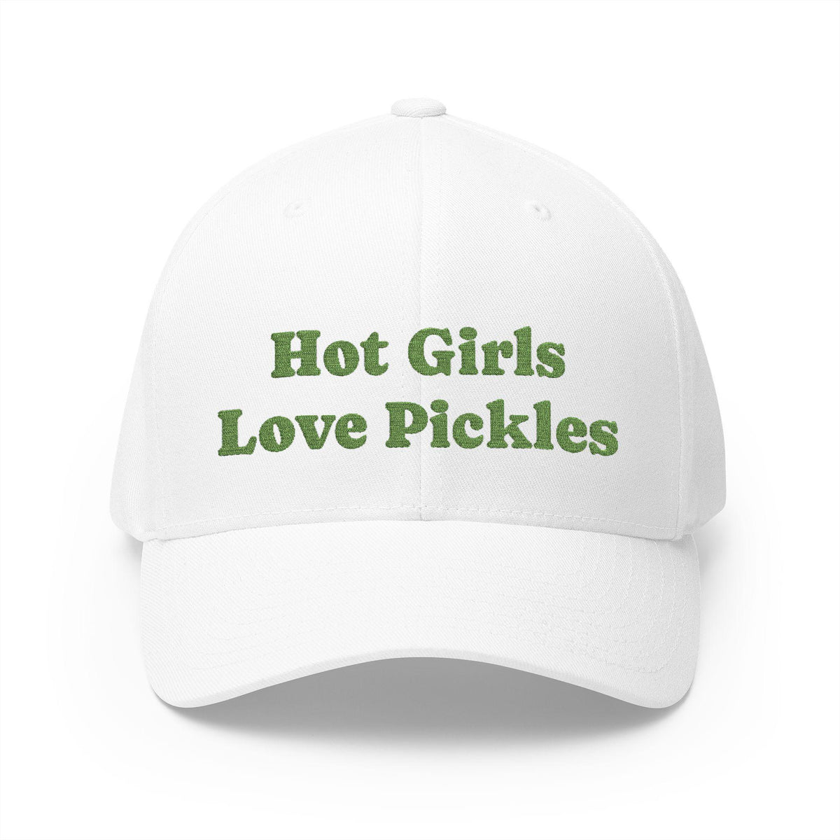 Cap "Hot Girls Love Pickles", Funny Embroidered Hat, Summer Accessory, Gift, Food Lovers, Women