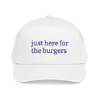 Just Here for the Burgers Baseball Cap | Embroided Foodie Hat, Grill and Burger Lover
