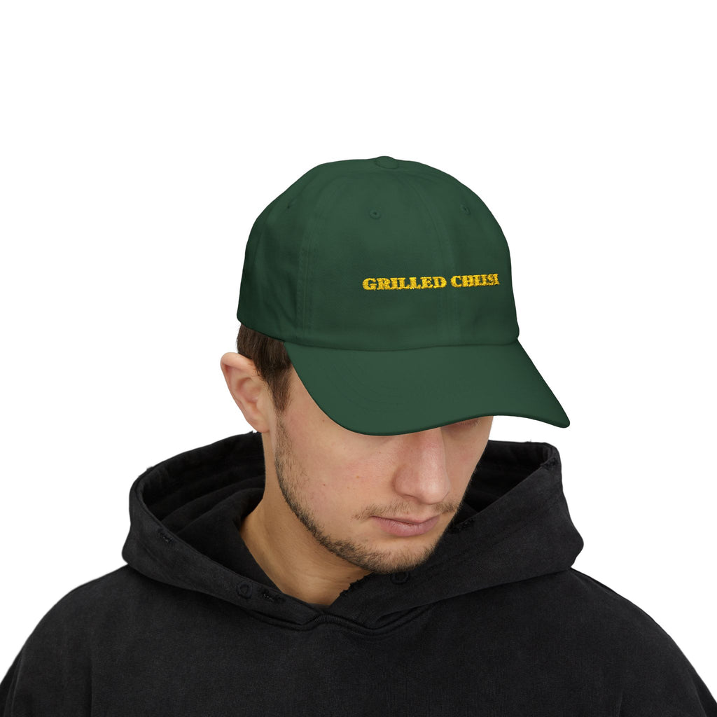 Grilled Cheese Classic Dad Cap - Foodie Gift, Summer Accessory, Fun Fashion, BBQ Hat, Birthday Present