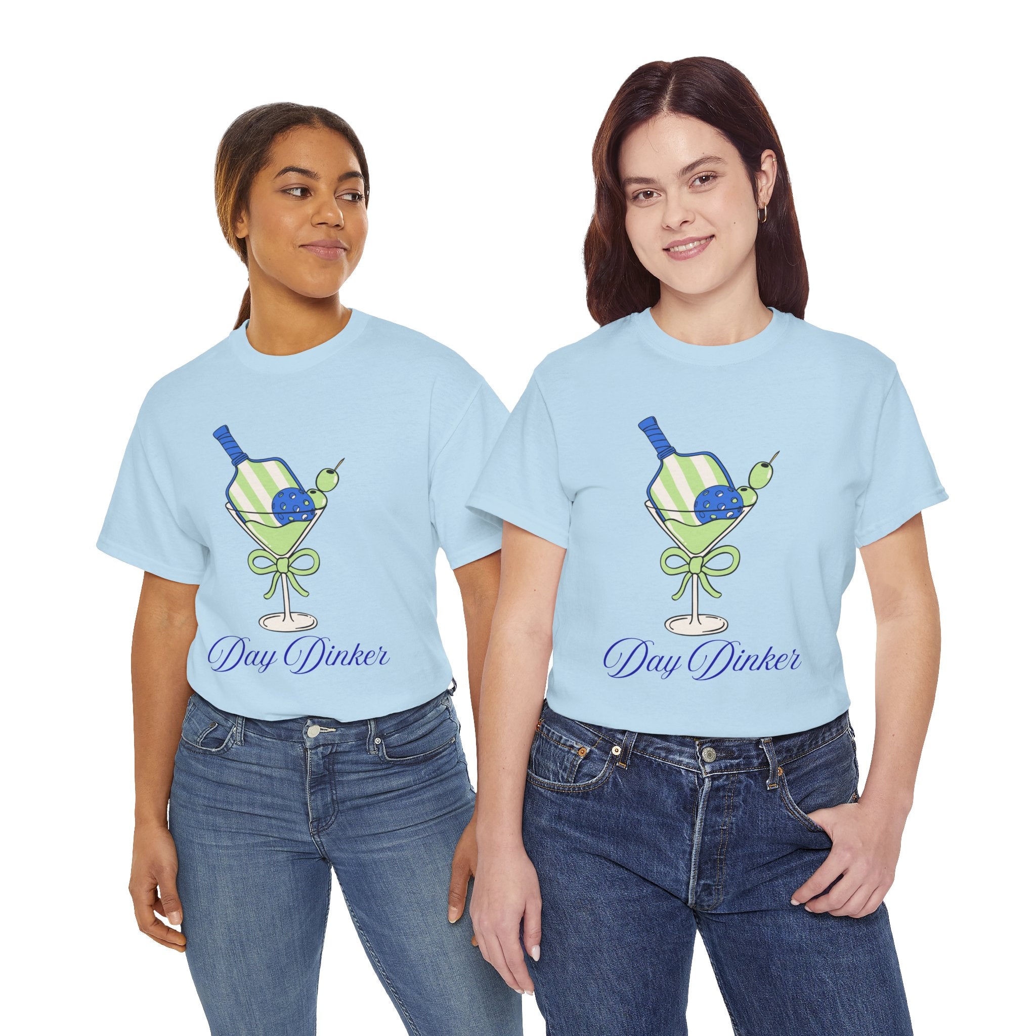 Day Drinker Pickleball Tee, Unisex Cotton T-Shirt, Summer Party Shirt, Gift for Cocktail Lovers, Fun Weekend Wear Casual