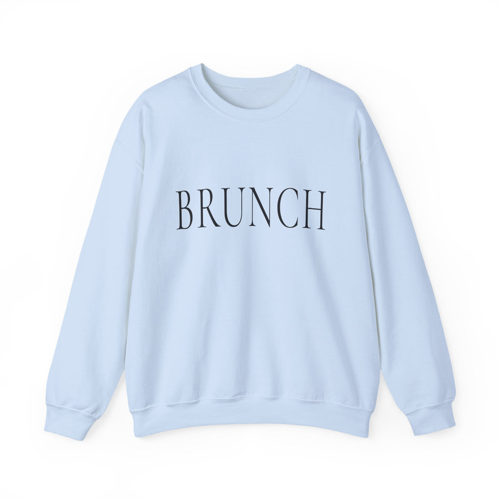 BRUNCH Crewneck Sweatshirt - Minimalist Brunch Graphic Pullover