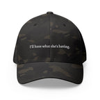 i'd have what she's having Embroidered Cap | Script Text Baseball Hat