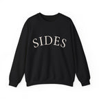 SIDES Crewneck Sweatshirt - Minimalist Graphic Pullover
