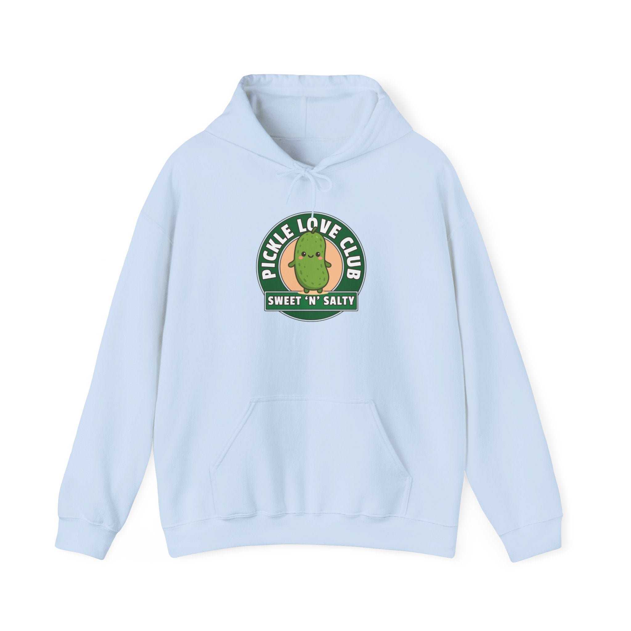 Pickle Love Club Hoodie, Pickle Lover Gift, Foodie Sweatshirt, Funny Hooded Jumper, Gift for Food Lovers, Food Pun Apparel