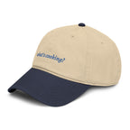 what's cooking? cap | embroidered text baseball cap