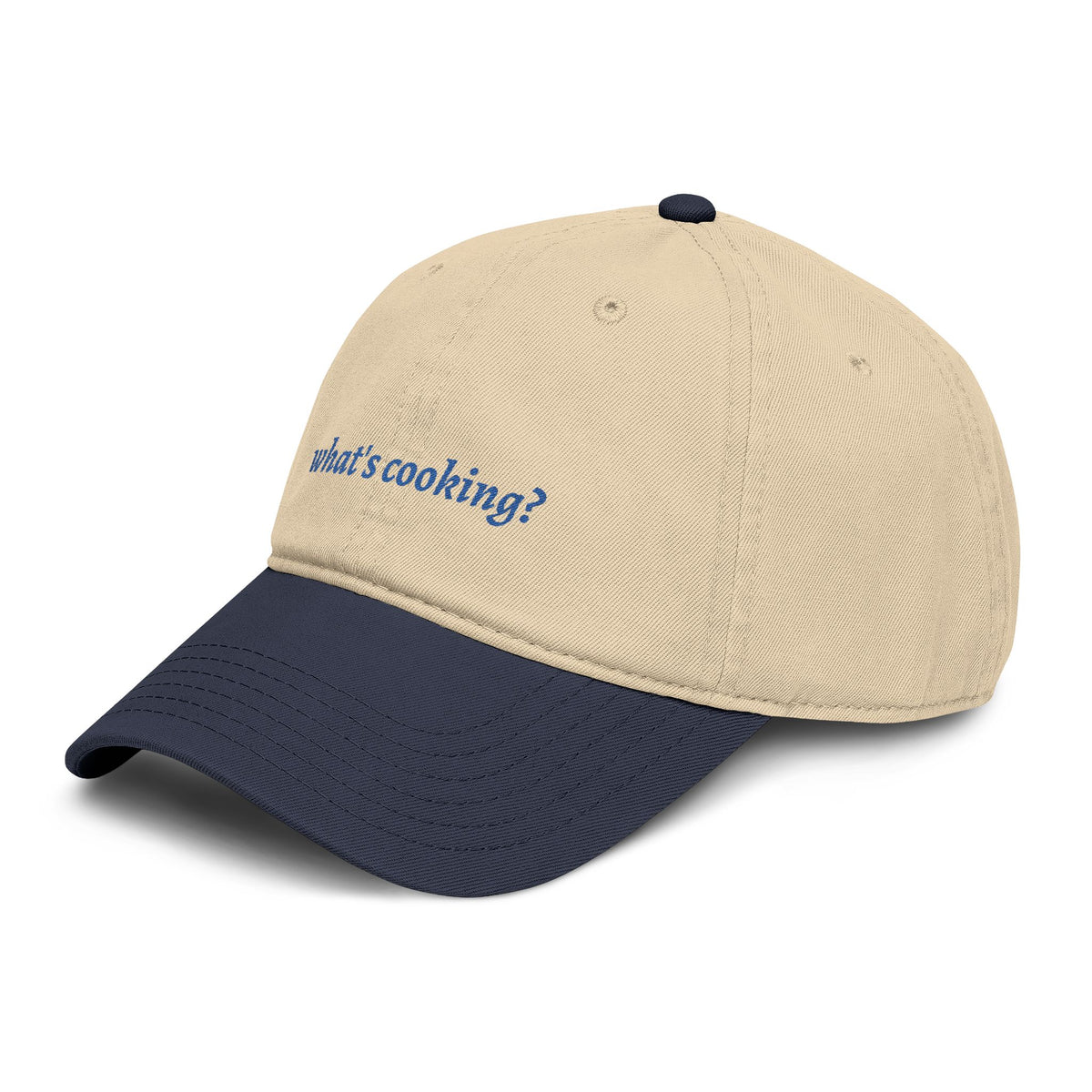 what's cooking? cap | embroidered text baseball cap