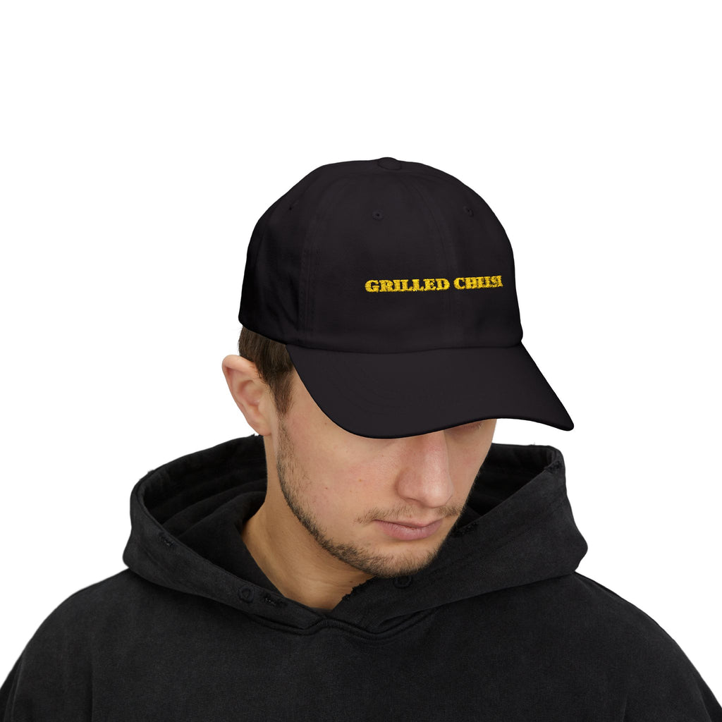 Grilled Cheese Classic Dad Cap - Foodie Gift, Summer Accessory, Fun Fashion, BBQ Hat, Birthday Present