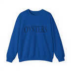 OYSTERS Crewneck Sweatshirt – Minimal Coastal Seafood Tee
