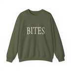 BITES Crewneck Sweatshirt - Minimalist Typography Pullover