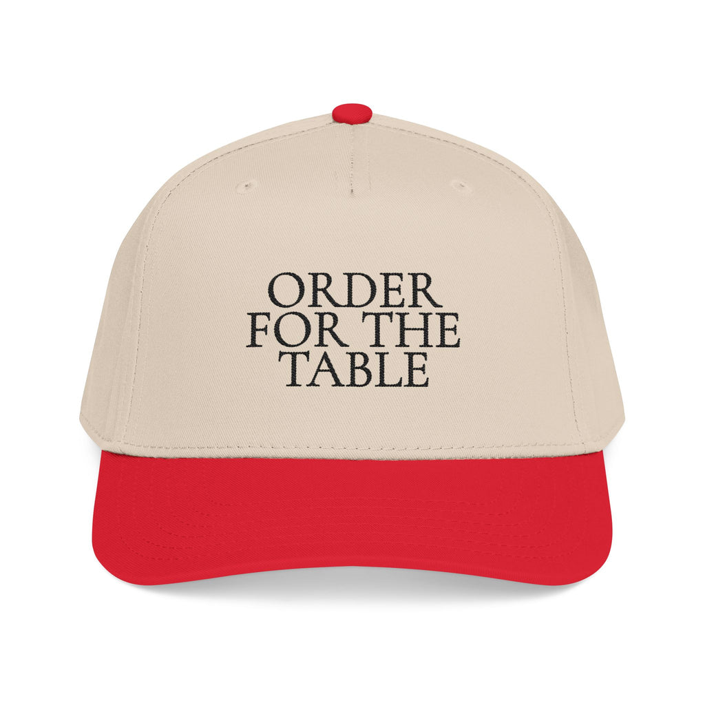 Order For The Table Baseball Cap — Embroidered Hat