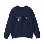 BITES Crewneck Sweatshirt - Minimalist Typography Pullover