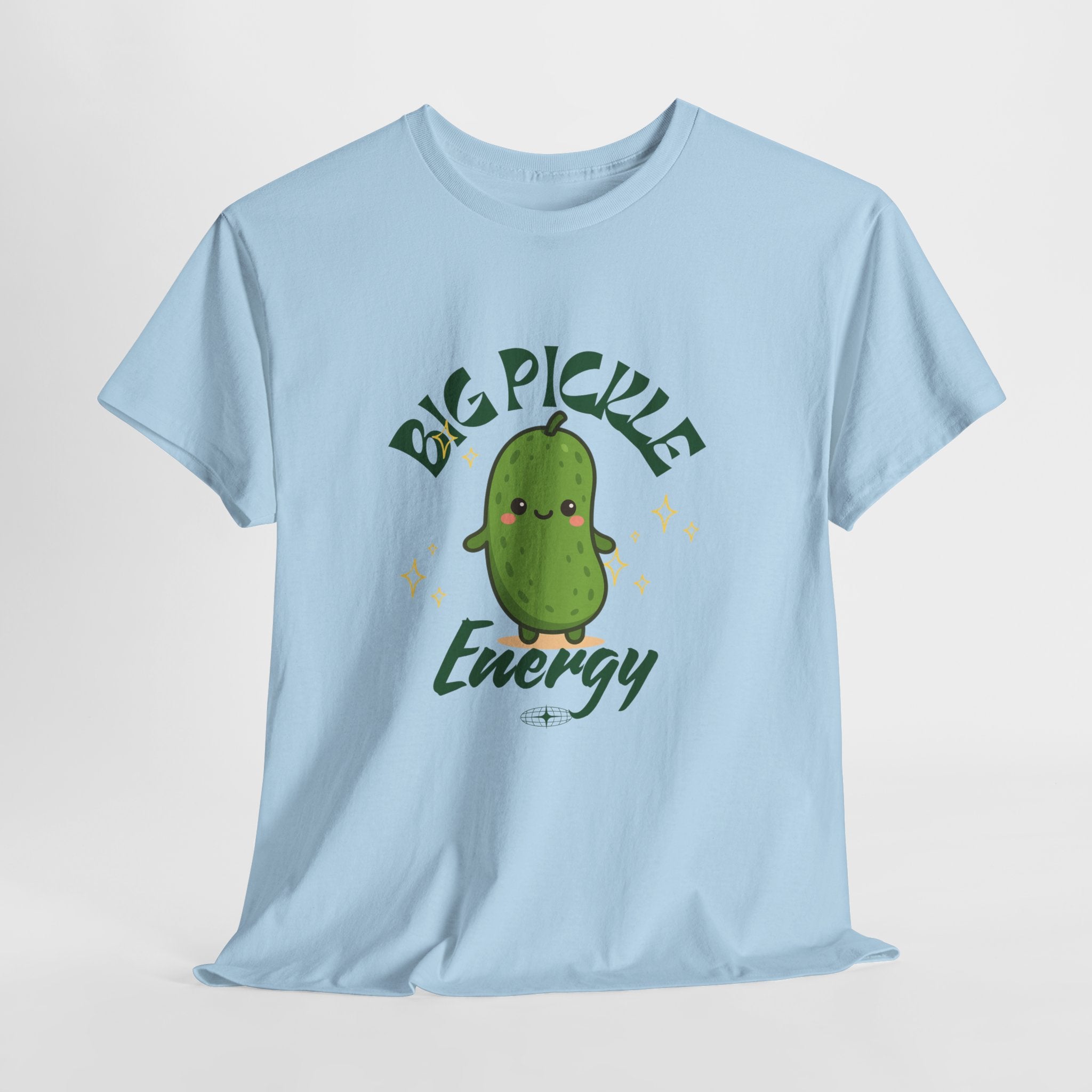 Pickle Energy Tee, Unisex Funny T-Shirt, Gift for Friends, Humorous Apparel, Summer Fun Top, Birthday Gift, Vegan Humor Shirt