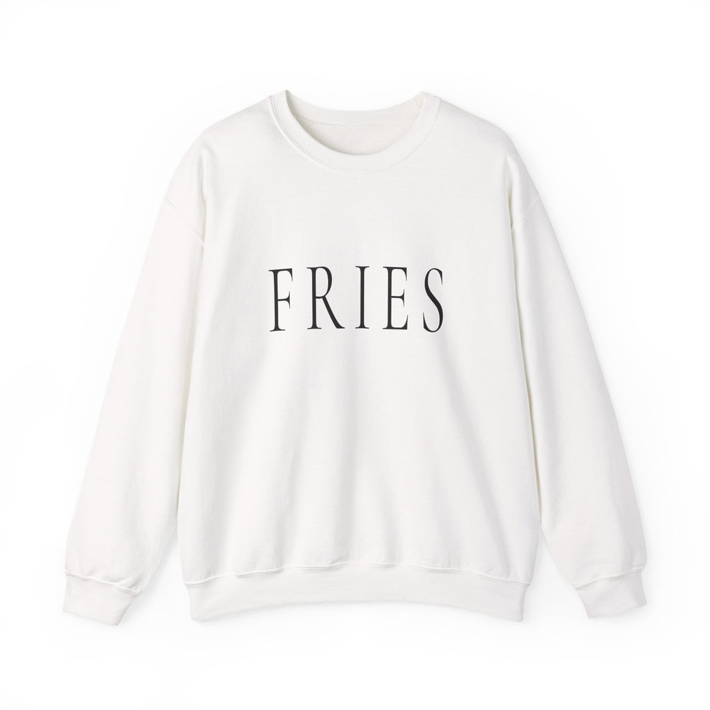 FRIES Crewneck Sweatshirt - Minimal Foodie Pullover