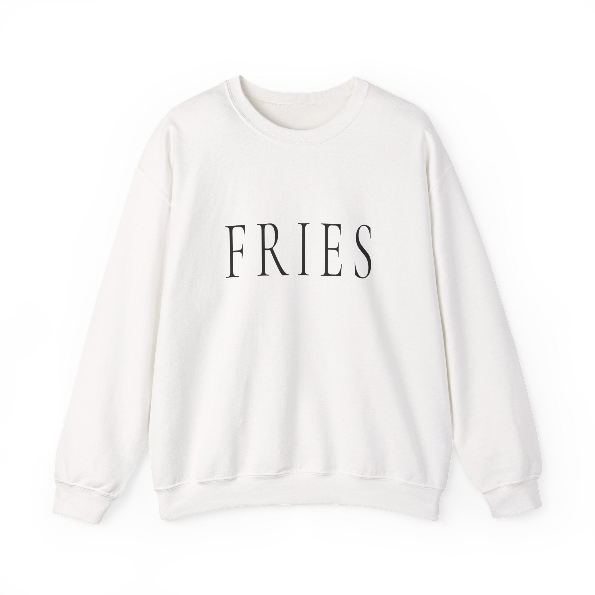 FRIES Crewneck Sweatshirt - Minimal Foodie Pullover