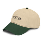 PICKLES Embroidered Baseball Cap - Garment Washed Two‑Tone Casual Hat
