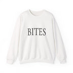 BITES Crewneck Sweatshirt - Minimalist Typography Pullover