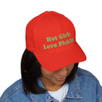 Hot Girls Love Pickles Cap, Cute Embroidered Hat, Gift for Food Lovers, Trendy Casual Wear, Fun Accessory for Summer