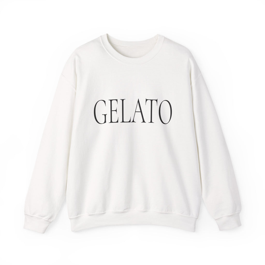 GELATO Graphic Sweatshirt - Minimalist Italian Dessert Crewneck