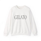 GELATO Graphic Sweatshirt - Minimalist Italian Dessert Crewneck