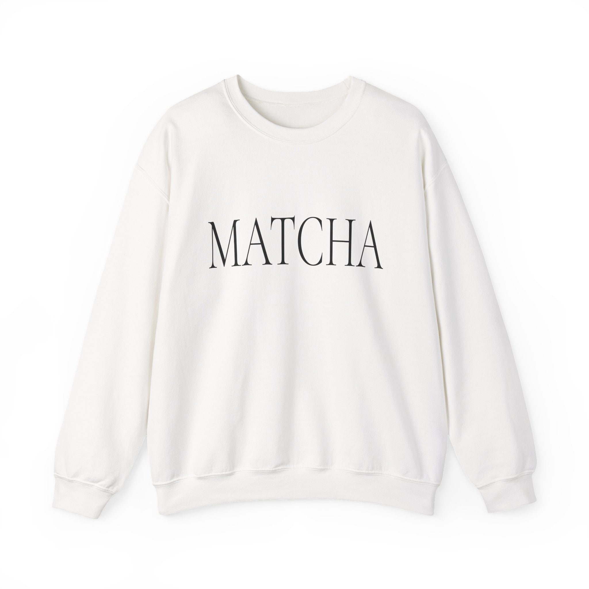 MATCHA Crewneck Sweatshirt - Minimalist Tea Lover Pullover