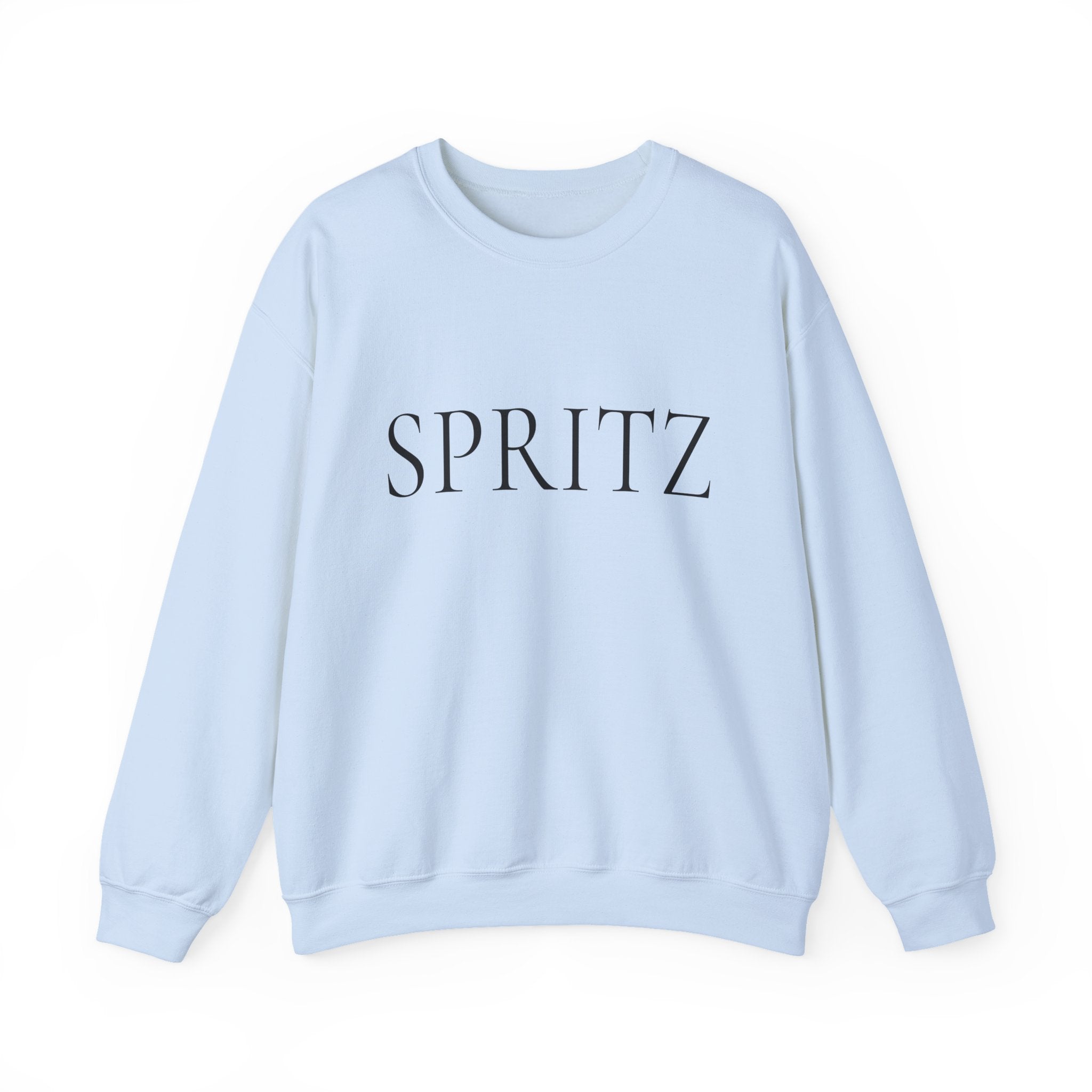 SPRITZ Crewneck Sweatshirt - Minimal Champagne Cocktail Graphic Sweatshirt