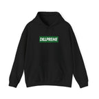 Dillpreme Pickle Bicycle Logo Powered by Pickles Hoodie | Big Dill