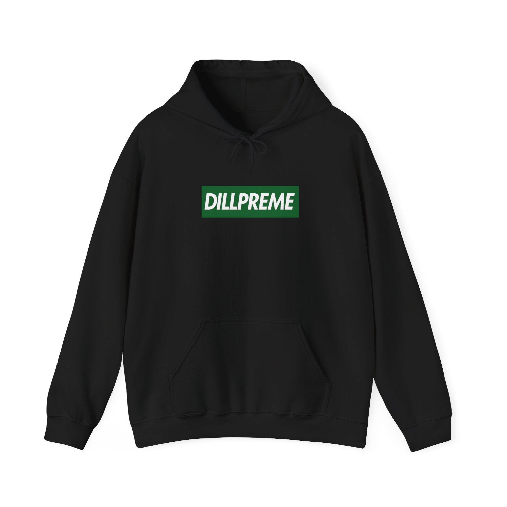 Dillpreme Pickle Bicycle Logo Powered by Pickles Hoodie | Big Dill