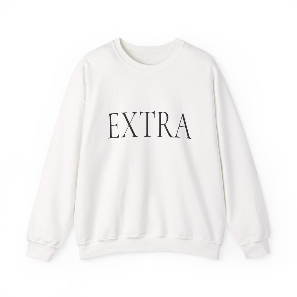 EXTRA Crewneck Sweatshirt - Minimalist Graphic Pullover