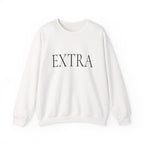 EXTRA Crewneck Sweatshirt - Minimalist Graphic Pullover