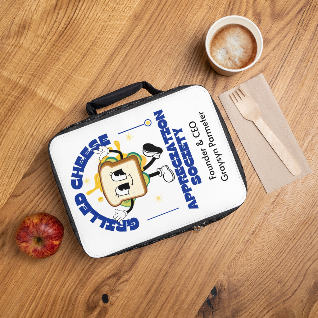 Grilled Cheese Lunch Bag - Fun and Quirky Tote for Food Lovers, Perfect Gift for Kids, School, Picnics, and Parties