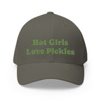 Hot Girls Love Pickles Cap, Cute Embroidered Hat, Gift for Food Lovers, Trendy Casual Wear, Fun Accessory for Summer