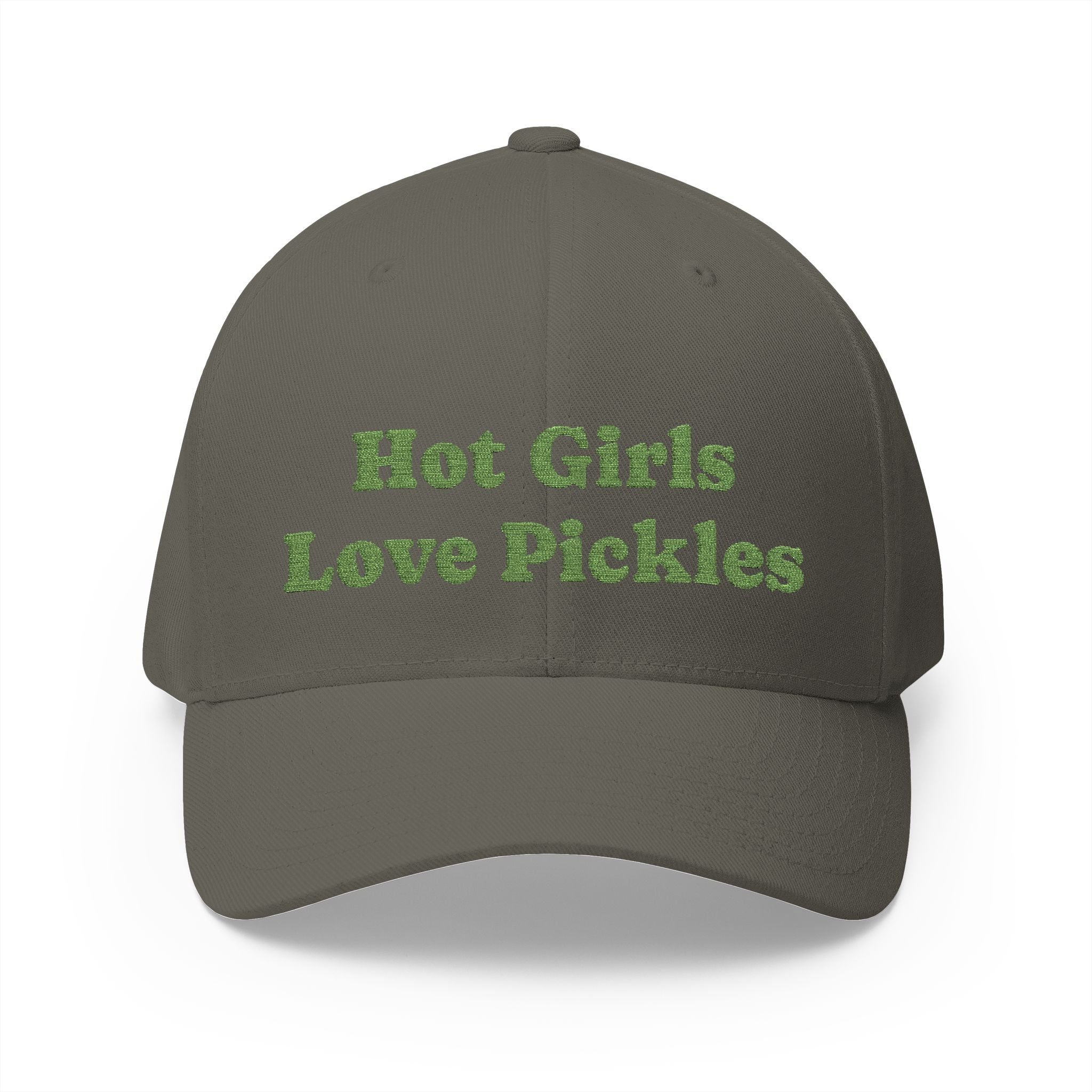 Hot Girls Love Pickles Cap, Cute Embroidered Hat, Gift for Food Lovers, Trendy Casual Wear, Fun Accessory for Summer