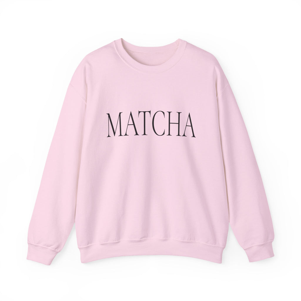 MATCHA Crewneck Sweatshirt - Minimalist Tea Lover Pullover