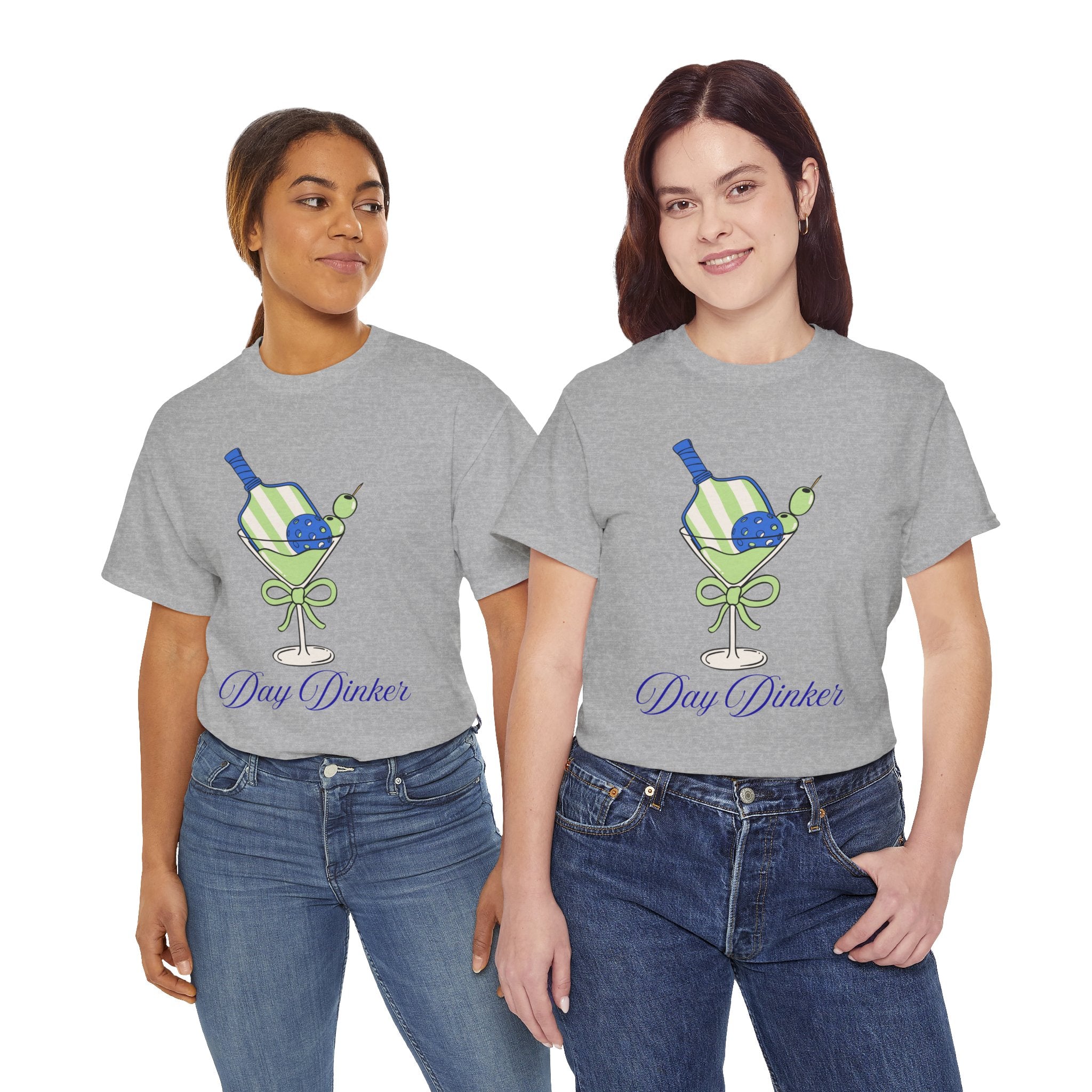 Day Drinker Pickleball Tee, Unisex Cotton T-Shirt, Summer Party Shirt, Gift for Cocktail Lovers, Fun Weekend Wear Casual