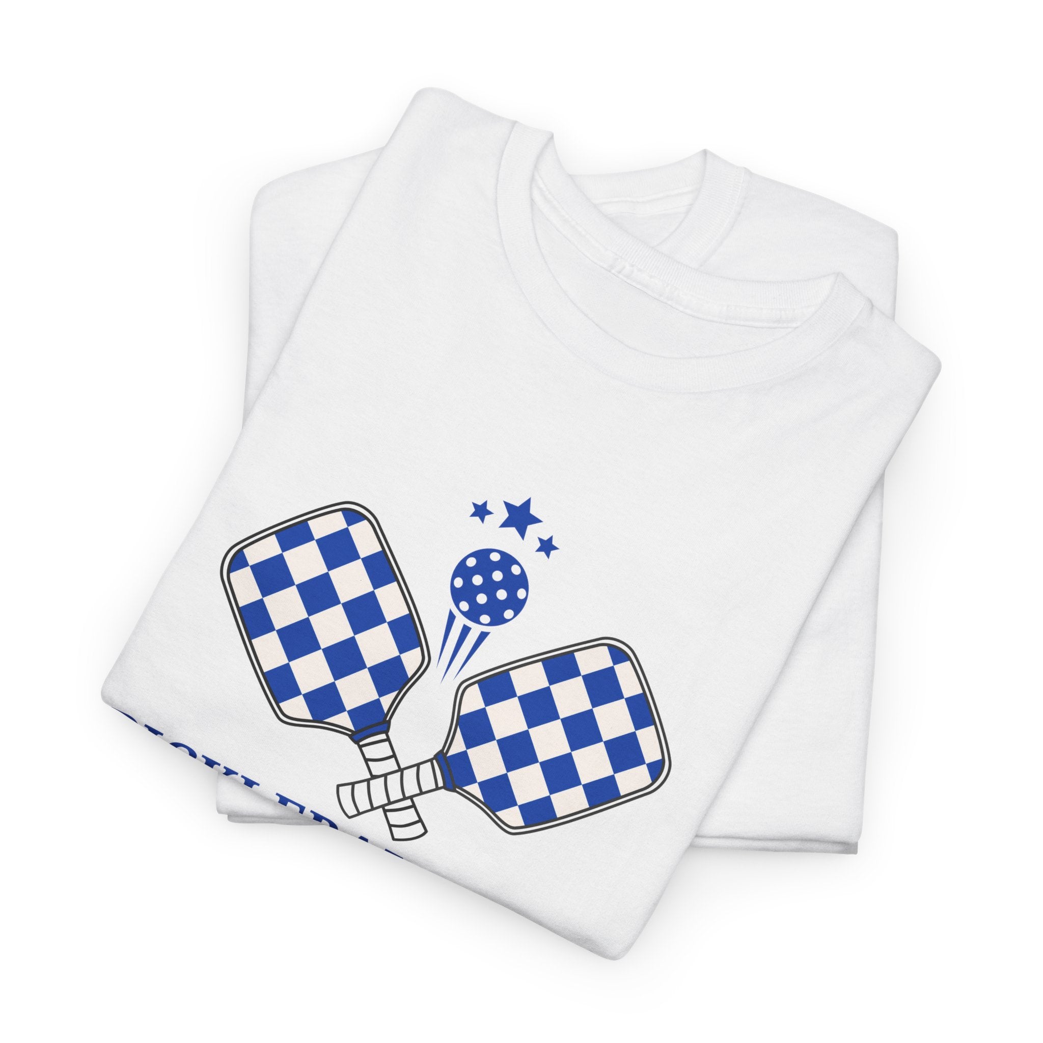 PERSONALISABLE Pickleball Club Unisex Heavy Cotton Tee, Customized Pickleball Team Shirt, Pickleball Lover Gift, Sports Fan T-Shirt,