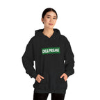 Dillpreme Pickle Bicycle Logo Powered by Pickles Hoodie | Big Dill