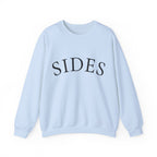 SIDES Crewneck Sweatshirt - Minimalist Graphic Pullover