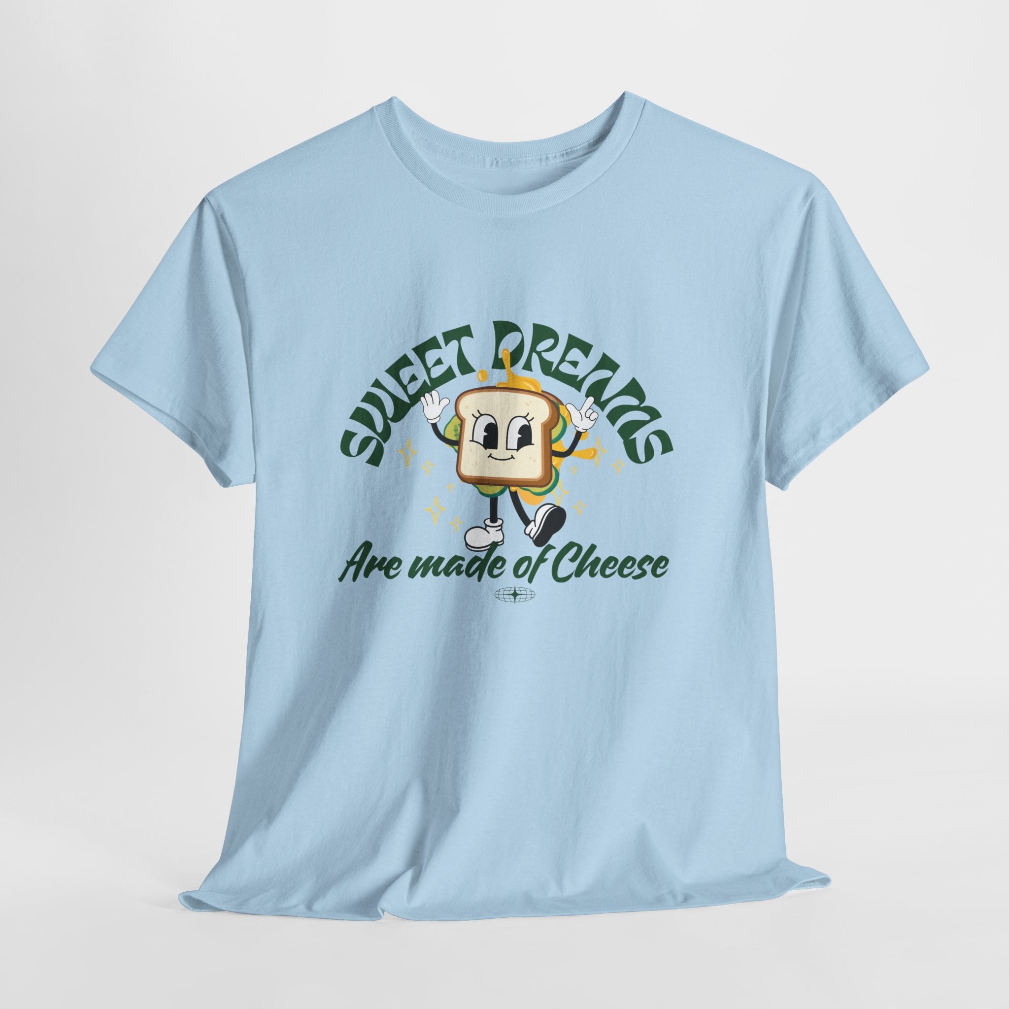 Cheesy Dream Tee, Fun Graphic T-Shirt, Unique Gift, Foodie Apparel, Casual Wear, Everyday Humor Shirt