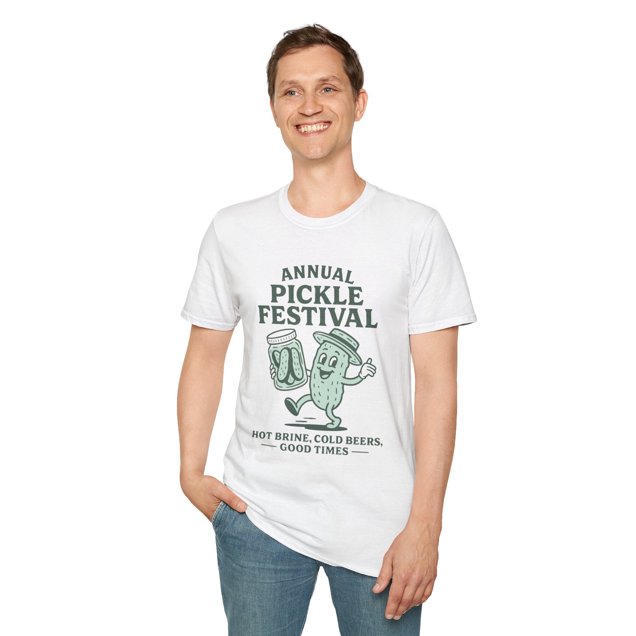 Pickle Festival T-Shirt, Fun Graphic Tee, Pickle Lover Shirt, Foodie Apparel, Summer Festival Outfit