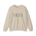 FRIES Crewneck Sweatshirt - Minimal Foodie Pullover
