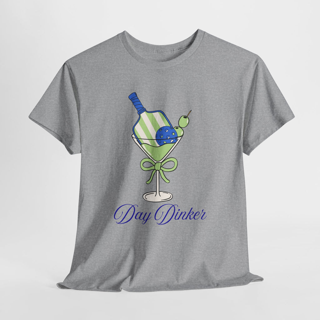 Day Drinker Pickleball Tee, Unisex Cotton T-Shirt, Summer Party Shirt, Gift for Cocktail Lovers, Fun Weekend Wear Casual
