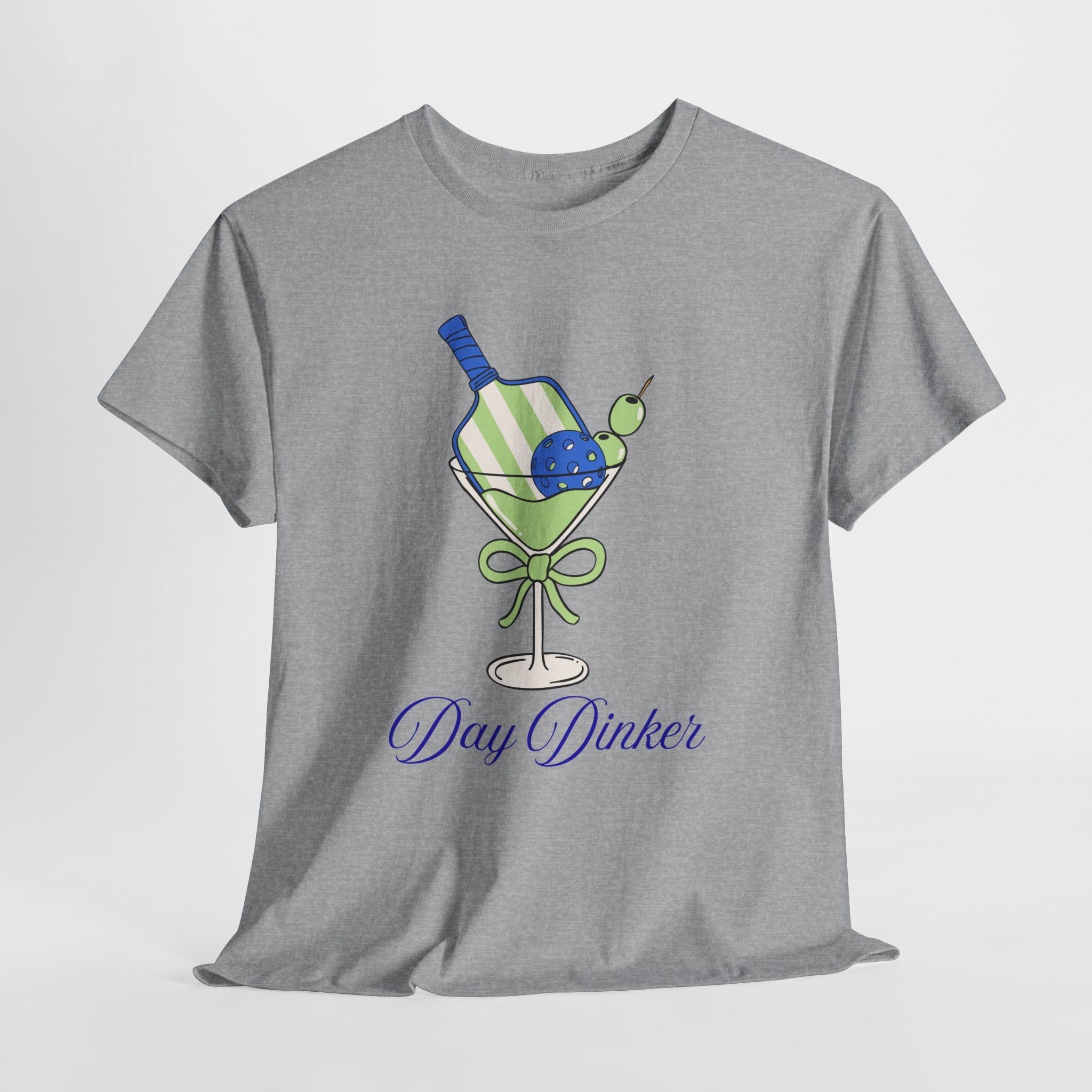 Day Drinker Pickleball Tee, Unisex Cotton T-Shirt, Summer Party Shirt, Gift for Cocktail Lovers, Fun Weekend Wear Casual