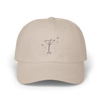 Classic Dad Cap with Martini Design, Casual Hat, Gift for Father's Day, Summer Accessory, Unisex Cap