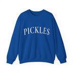 Pickles Crewneck Sweatshirt - Minimal White Graphic Pullover
