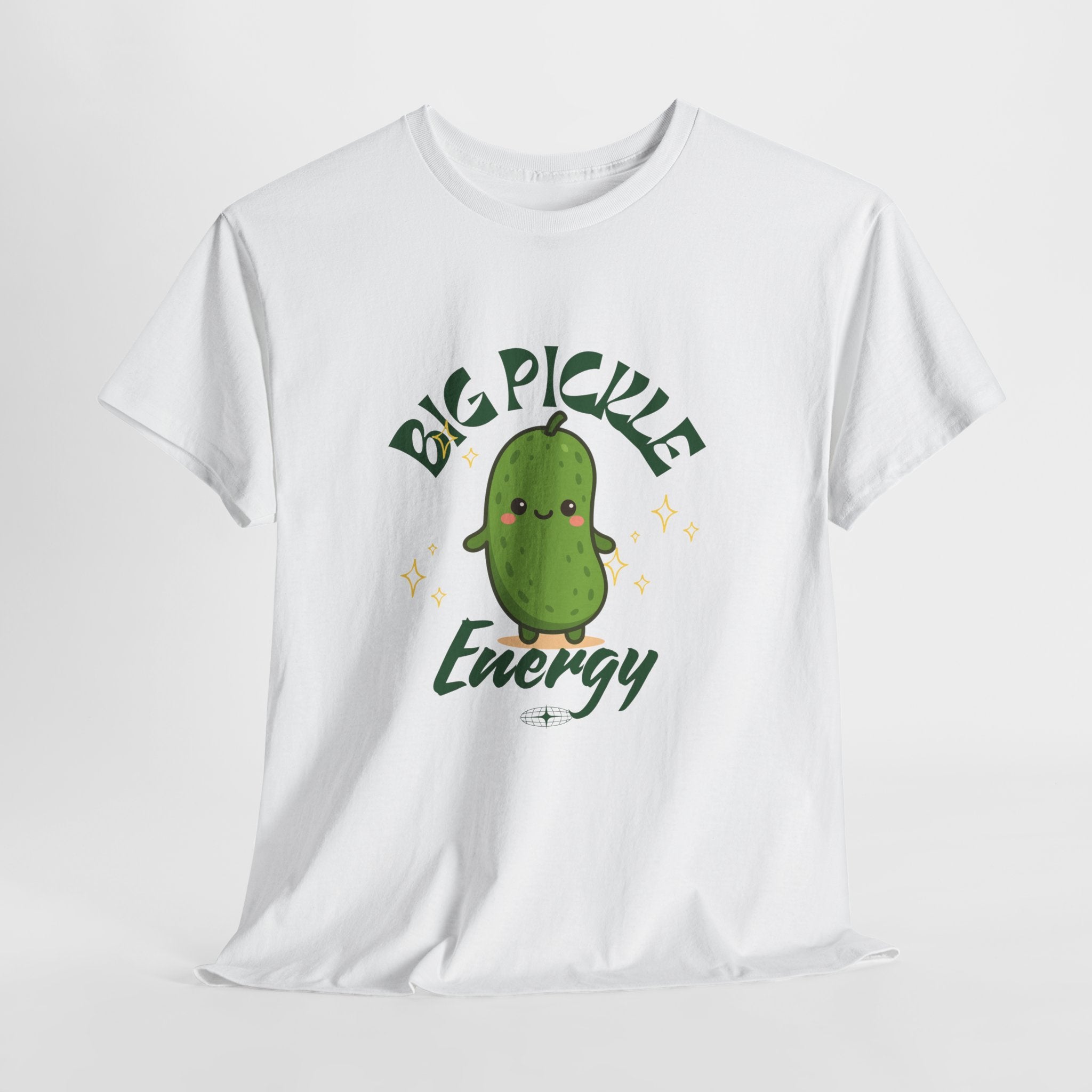 Pickle Energy Tee, Unisex Funny T-Shirt, Gift for Friends, Humorous Apparel, Summer Fun Top, Birthday Gift, Vegan Humor Shirt