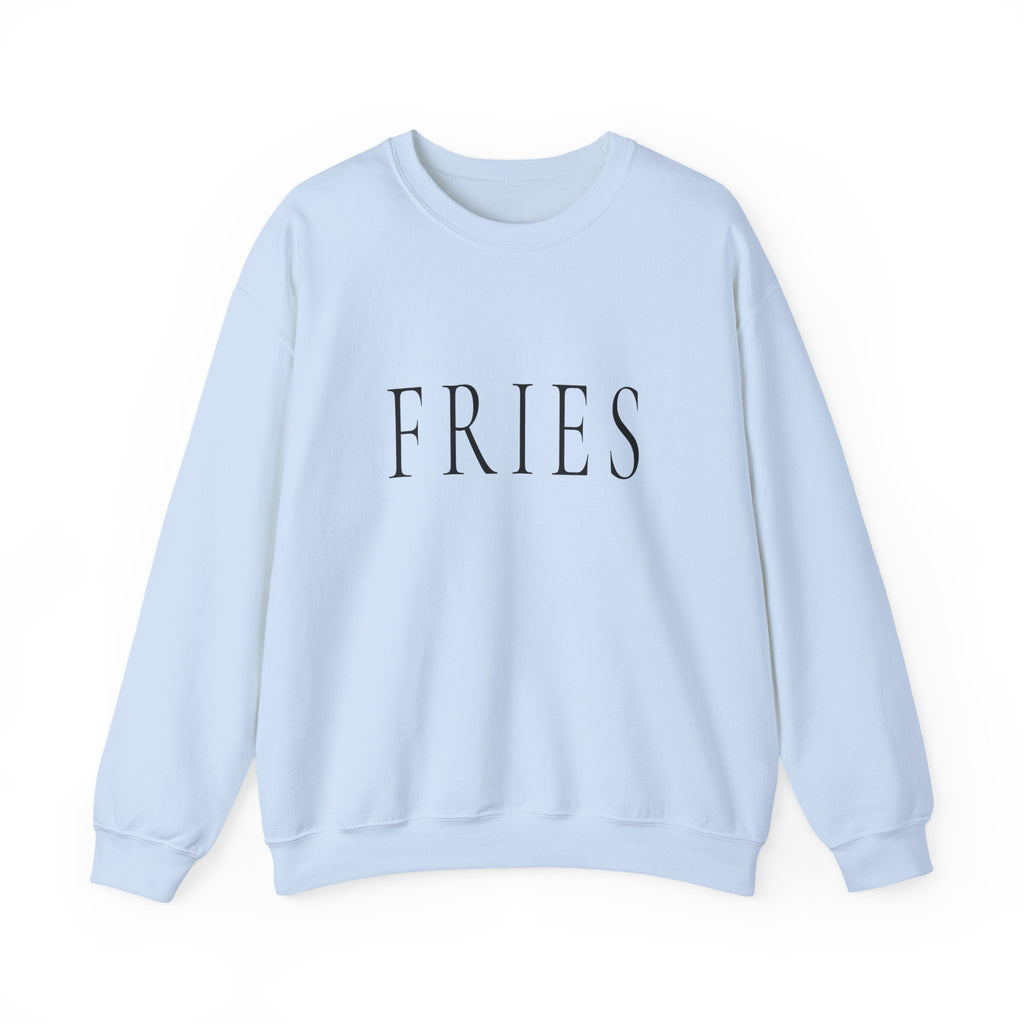 FRIES Crewneck Sweatshirt - Minimal Foodie Pullover