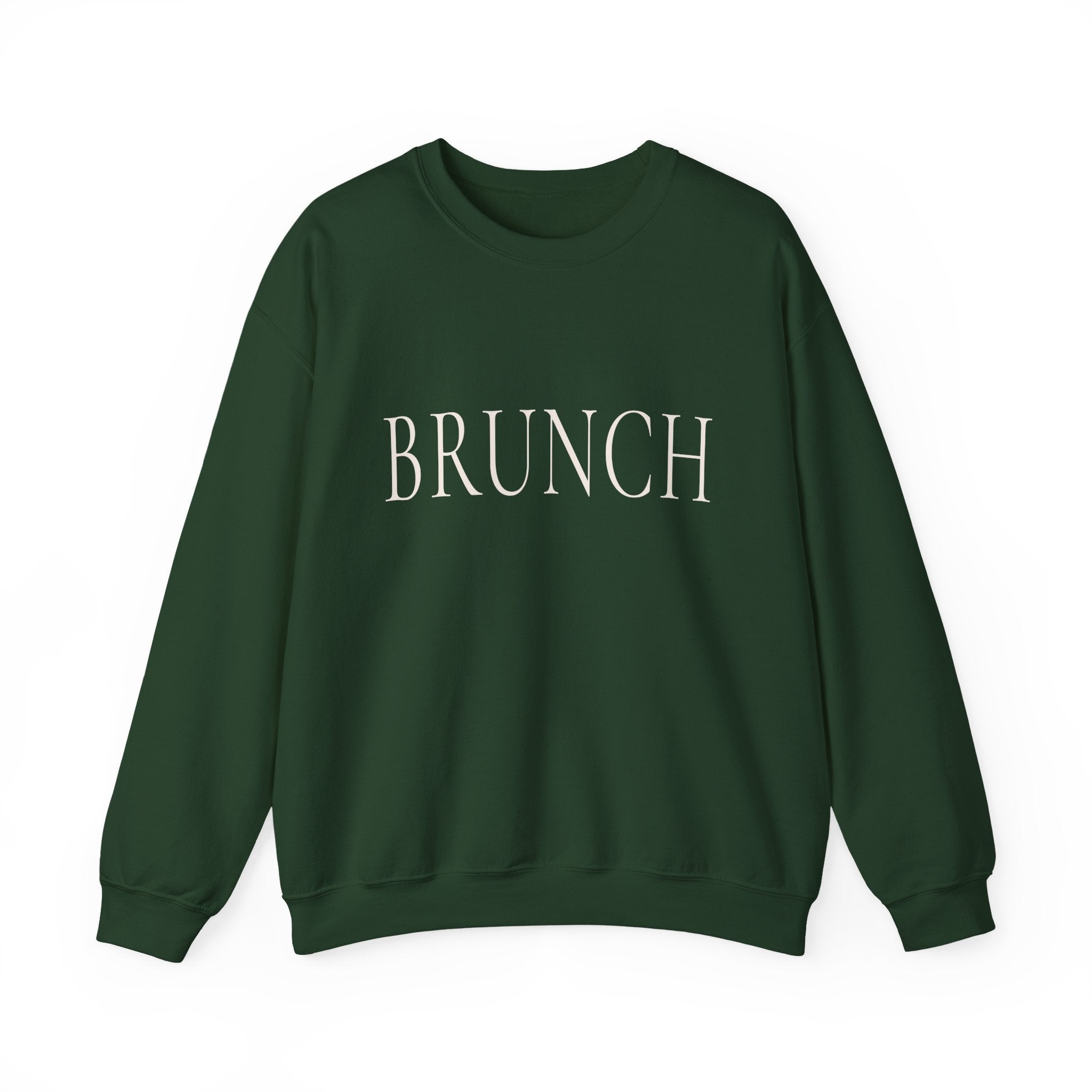 BRUNCH Crewneck Sweatshirt - Minimalist Brunch Graphic Pullover