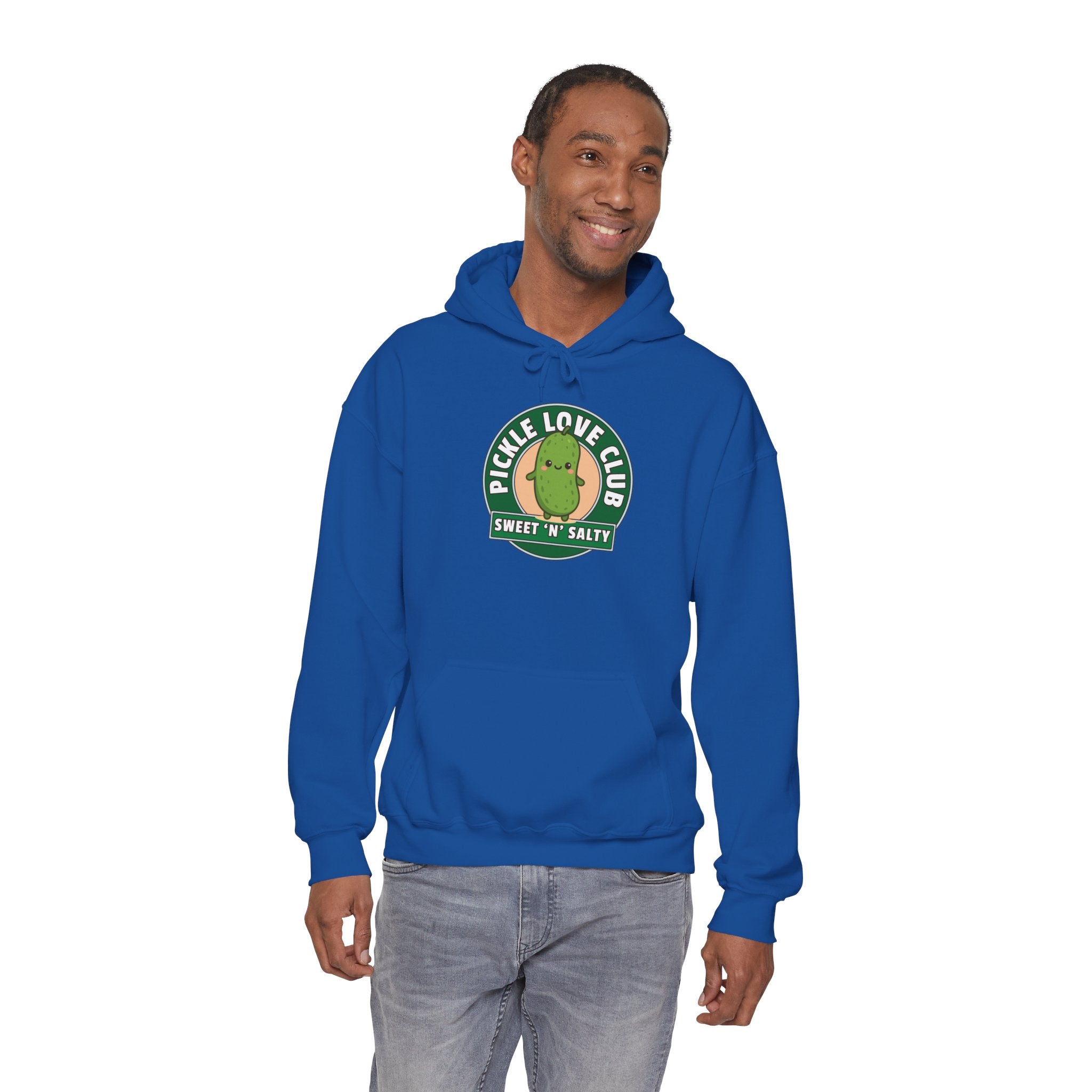 Pickle Love Club Hoodie, Pickle Lover Gift, Foodie Sweatshirt, Funny Hooded Jumper, Gift for Food Lovers, Food Pun Apparel