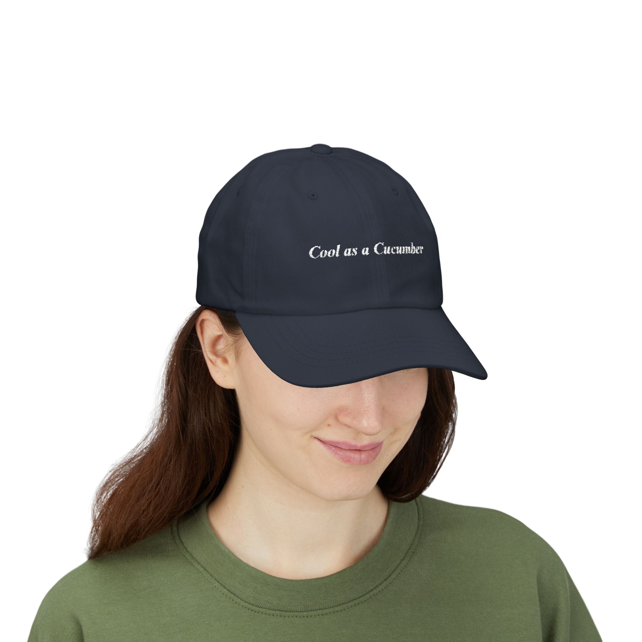 Cool as a Cucumber Dad Cap, Casual Hat for Men, Gift for Father's Day, Trendy Summer Accessory, Comfortable Dad Hat