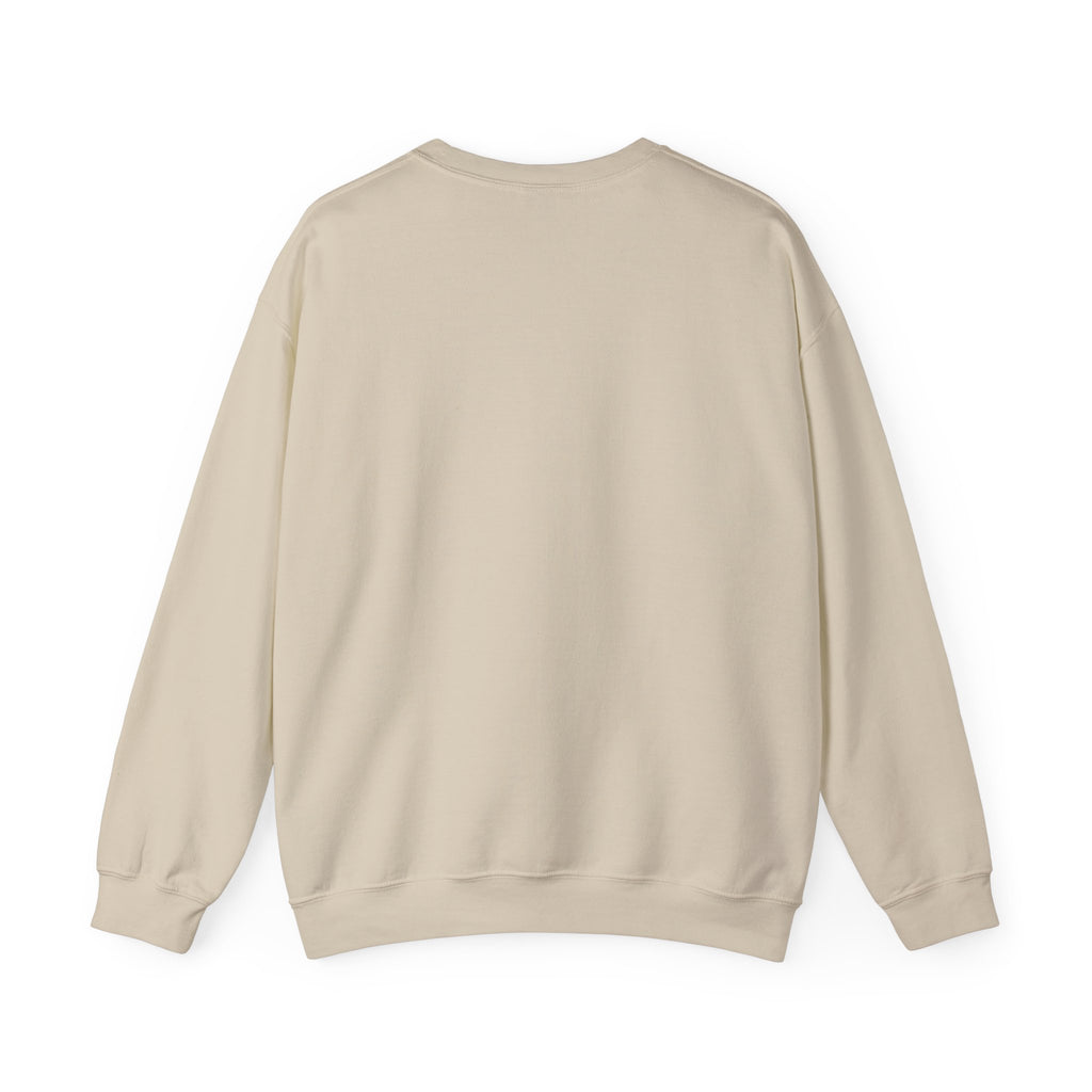 SIDES Crewneck Sweatshirt - Minimalist White Graphic Pullover